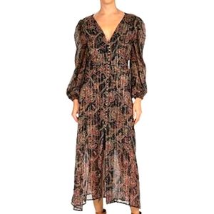 The Kooples Paisley midi dress